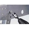 Wolfcraft 1 rinkinys 3 veržliarakčio adapterių 1/2, 3/8 colio, 1/4 colio, 6 taškų kotas
