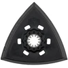 Wolfcraft Trikampis šlifavimo diskas (su velcro tvirtinimo sistema), SL Wolfcraft, kraštinės ilgis: 95 mm. Idealus darbui kampuose – Starlock