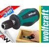 Wolfcraft 1239000 – rankinis atsuktuvas su antgaliu, trumpas