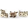 Dėlionė WOODEN CITY 3D Medinis Puzzlių Rinkinys Transporto Modeliai