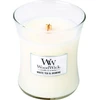 WoodWick Aromatinė žvakė (White Tea & Jasmine), 275 g