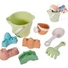 WOOPIE Smėlio rinkinys kibire 8 vnt. BIODEGRADABLE ORGANIC MATERIAL