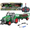 WOOPIE RC Tractor with Trailer - 1:24 Scale