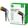 Sodo LED šviestuvas 230Vac, 7W 520lm 3000K - 6500K, RGB+CCT, IP65, išmanusis Wi-Fi, valdomas programėle, TUYA / Smart Life, WOOX