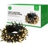 Išmani LED lauko girlianda, 230Vac, 20m, 200 x LED, šiltai balta 3500K, Wi-Fi, TUYA / Smart Life, WOOX