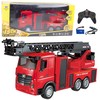 Huina Nuotoliniu būdu valdoma gaisrinė su kopėčiomis HUI NA TOYS 15CH 1:18