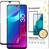 Wozinsky Durable grūdintas stiklas 9H viso ekrano TCL 30 su rėmeliu Case Friendly juoda