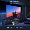 HDMI Laidas - Newell HDMI 2.1 8K 60Hz 2m Nailono Apsauga
