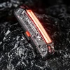 Wozinsky WSBLB2 priekinis (400 lm) ir galinis USB-C dviračio žibintų komplektas – juodos spalvos