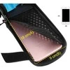Wozinsky rėmo dviračio krepšys + nuimamas telefono dangtelis iki 6,5 "1,5 l juodas (WBB7BK)