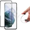 Wozinsky Full Cover Flexi Nano Glass Hybrid ekrano apsauga su rėmeliu Samsung Galaxy S21+ 5G (S21 Plus 5G) juodos spalvos