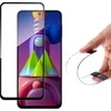 Wozinsky Full Cover Flexi Nano Glass Hybrid ekrano apsauga su rėmeliu Samsung Galaxy M51 juodos spalvos