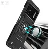 Wozinsky Dėklas Armored Case Samsung Galaxy A03 Magnetic Holder Ring Armor juoda