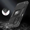 Dėklas Wozinsky Šarvuotas korpuso dangtelis + magnetinis laikiklis Samsung Galaxy A03s Ring Armor mėlynas