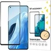 „Wozinsky Apsauginis stiklas Full Glue Super Tough“ ekrano apsauga, pilnai padengta rėmeliu, tinkamas dėklas „Oppo Reno7 Pro 5G“ juodas