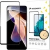 Wozinsky super kietas pilnai klijuojamas grūdintas stiklas su rėmeliu, skirtas Xiaomi Redmi note 11 pro + / 11 pro juodas (juodas)