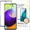 Wozinsky Super Tough Full Glue Apsauginis stiklas Full Screen su rėmeliu Case Friendly Samsung Galaxy A33 5G juodos spalvos