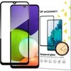 Wozinsky Apsauginis stiklas Full Glue Super Tough ekrano apsauga Full Coveraged su rėmeliu Case Friendly Samsung Galaxy A22 4G juodos spalvos