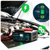 Mikroprocesorinis įkroviklis 6-12 V 15 A + akumuliatoriaus įkroviklis W14017 WUBER