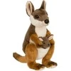 WWF Pliušinis žaislas - kengūra su jaunikliu, 20 cm