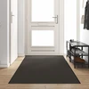 Durų kilimėlis Antracito ir juoda 120 x 400 cm 100% poliamidas