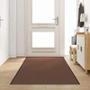 Durų kilimėlis Ruda ir juoda 120 x 350 cm 100% poliamidas