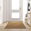 Durų kilimėlis Kremas ir juoda 120 x 300 cm Poliamidas ir PVC