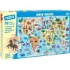 Dėlionė Wydawnictwo Jako Puzzle 70 elementų. Pasaulinis žemėlapis