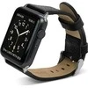 X-Doria Išmaniojo laikrodžio Apple odinis dirželis, Juodos spalvos, 38mm