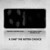 X-ONE Full Cover ypač tvirtas matinis dėklas – skirtas iPhone 16 Pro/17 Pro 9H grūdinto stiklo dėklas