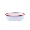 Apaļa emaljēta cepamforma Oliver Voltz 5V1222KR40 40×6 0 cm balta 5V1222KR40 ()