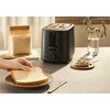 Skrudintuvas Xiaomi Toaster EU  | Galia 780–930 W | Lizdų skaičius 2 | Korpuso medžiaga - plastikas | Juodas