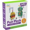 myFirst 3dPen Make Filaments Fun Pack Robot World- komplektas kreatywny do długopisu 3dPen: 5 szablonów, 17 wkładów PCL (34 m), moduł auta pull-back, arkusz termoplastyczny