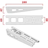 VIRPIL Controls Desk Mount Adapteris MongoosT-50 Throttle – juodas