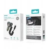 XO Įkroviklis automobilinis Bwoo (CC96L) (1xUSB, 1xUSB-C 30W) su lightning laidu juodas