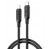 XO kabelis NB-Q265A PD USB-C - "Lightning" 1,0 m 27 W juodas