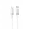 XO laidas NB-Q282B PD USB-C – USB-C 1,0m 60W baltas