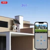 IP kamera XO (CR10) Solar 7.5W (Wi-Fi) (2k) su mikrofonu