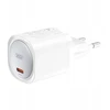 XO laidinis įkroviklis CE20 PD 30W 1x USB-C baltos spalvos + kabelis USB-C - USB-C