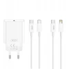 Įkroviklis XO kroviklis jungiama į tinklą CE32 PD 20W 1x USB-C balta + kabelis USB-C - USB-C