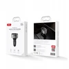 XO automobilinis įkroviklis CC61 PD QC 3.0 100W 1x USB 1x USB-C 1x Lightning pilkos spalvos