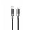 XO kabelis NB-Q282B PD USB-C - USB-C 1,0m 60W juodos spalvos