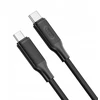 XO kabelis NB-Q265B PD USB-C - USB-C 1,0m 60W juodos spalvos