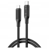 XO kabelis NB-Q265B PD USB-C - USB-C 1,0m 60W juodos spalvos
