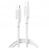 XO kabelis NB-Q265B PD USB-C - USB-C 1,0m 60W baltos spalvos