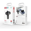 XO FM moduliatorius BCC02 Bluetooth MP3 automobilinis įkroviklis 15W juodos spalvos