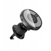 XO automobilinis laikiklis magnetinis CX025 su wireless inductive charger 15W juodos spalvos air vent
