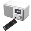 Radijas Xoro Xoro DAB 300 IR, internetinis radijas, DAB+, BT, USB, UPnP, balta