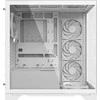 ADATA XPG dėklas INVADER X Mid-Tower, be maitinimo šaltinio, 5x 120 mm ventiliatorius, baltas