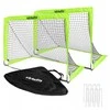 Xqmax VIRTUFIT SULANKSTOMAS FUTBOLO VARTŲ RINKINYS 120 X 90 CM